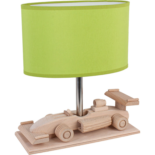 Table lamp Green race car