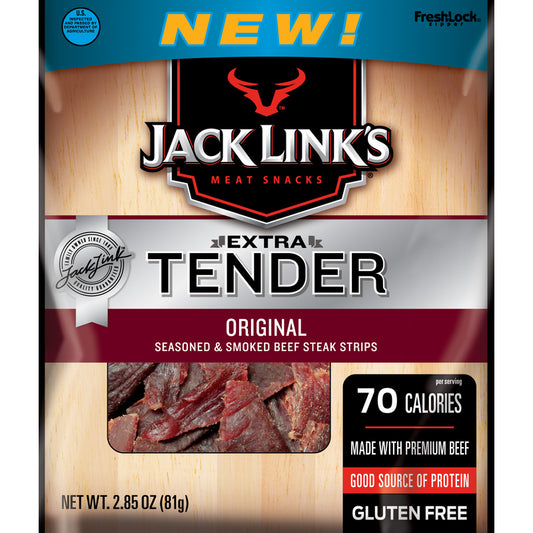 Jack Links 9475583 2.85 oz Jacks Links Extra Tender Orginal Beef Jerky