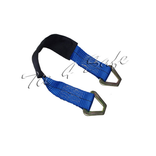 Tie 4 Safe RT41A-72M18-BU-C-2 2 x 72 in. Axle Straps with Abrasive Sle