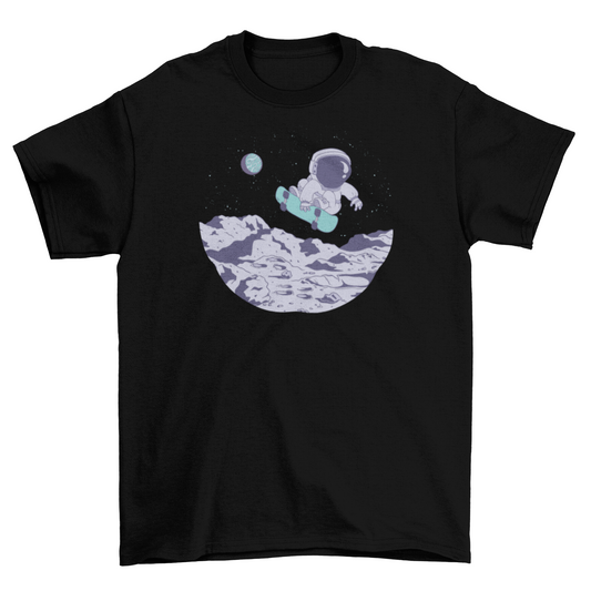 Skating astronaut t-shirt