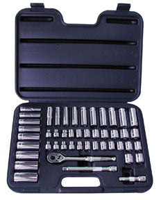 ATD Tools ATD-1245 6-Point Sae- Metric Socket Set- 47 Pc